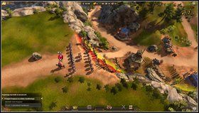 Teraz zamawiamy 10 muszkieterów w karczmie i czekamy na powiększenie armii - Misja IV: Kupiecki czeladnik | Kampania The Settlers 7 Droga do Królestwa - The Settlers 7: Droga do Królestwa - poradnik do gry