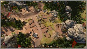 Gdy ufortyfikujemy włości pod miastem żółtego nie będziemy mieli już prawie wojska - Misja VIII: Mgliste pola | Kampania The Settlers 7 Droga do Królestwa - The Settlers 7: Droga do Królestwa - poradnik do gry