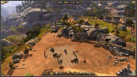 Pora na budowę ogromnej armii - najpierw tworzymy 1-2 kuźnie w okolicy hutnika (może tam być mało miejsca, więc ewentualnie stawiamy dworek na sąsiednich włościach) - Misja VIII: Mgliste pola | Kampania The Settlers 7 Droga do Królestwa - The Settlers 7: Droga do Królestwa - poradnik do gry