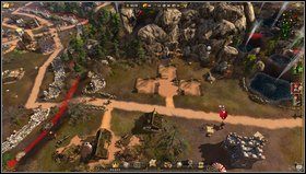 Czekamy na napływ gotówki - gdy uzbieramy 30 złota wysyłamy kupca z przekupstwem na włości posiadające złoża kamienia (nie te z karczmą) - Misja X: Zemsta ojca | Kampania The Settlers 7 Droga do Królestwa - The Settlers 7: Droga do Królestwa - poradnik do gry