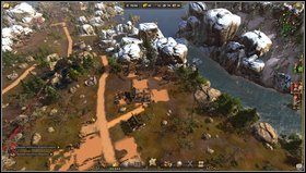 W następnej kolejności (po zdobyciu 30 złota) przejmujemy teren ze złożami węgla i karczmą - Misja X: Zemsta ojca | Kampania The Settlers 7 Droga do Królestwa - The Settlers 7: Droga do Królestwa - poradnik do gry