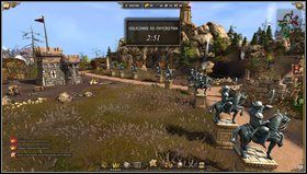 Gdy przyblokujemy zielonego wroga [1] powinniśmy mieć następujące punkty zwycięstwa: Cesarz , Metropolia , Bankier , Marszałek polny - Misja X: Zemsta ojca | Kampania The Settlers 7 Droga do Królestwa - The Settlers 7: Droga do Królestwa - poradnik do gry