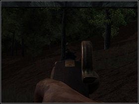 Na samych bagnach przed obozem dojdzie do strzelaniny z siłami wroga - jeśli chybisz, zejdź z pola widzenia, bowiem załadowanie strzelby zajmuje chwilę - Rozdział 6 - Antietan Creek,Maryland, 16 Września 1862, KronoteK - Opis przejścia - Darkest of Days - poradnik do gry