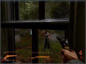 Możesz trzymać się w pobliżu, by eliminować kolejnych wrogów lub też bronić w budynku - Rozdział 11,12 - Kościół Dunker, Maryland, 17 Września 1862, KronoteK - Opis przejścia - Darkest of Days - poradnik do gry