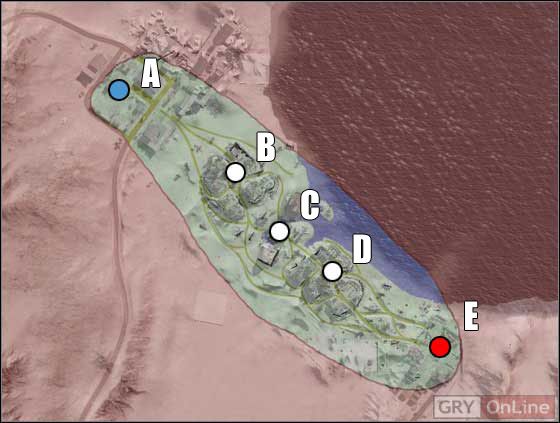 A - Rozstawienie Amerykanów - Pustynia Atakama | Mapy | Battlefield Bad Company 2 - Battlefield: Bad Company 2 - poradnik do gry