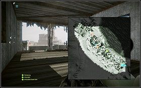 Niedaleko punktu B, a właściwie tuż pod skalnym występem, z którego rozpościera się widok na resztę mapy - Pustynia Atakama | Mapy | Battlefield Bad Company 2 - Battlefield: Bad Company 2 - poradnik do gry