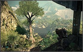 W bazie Rosjan stoi wysokie rusztowanie, z którego rozpościera się widok na całą mapę - Laguna Presa | Mapy | Battlefield Bad Company 2 - Battlefield: Bad Company 2 - poradnik do gry