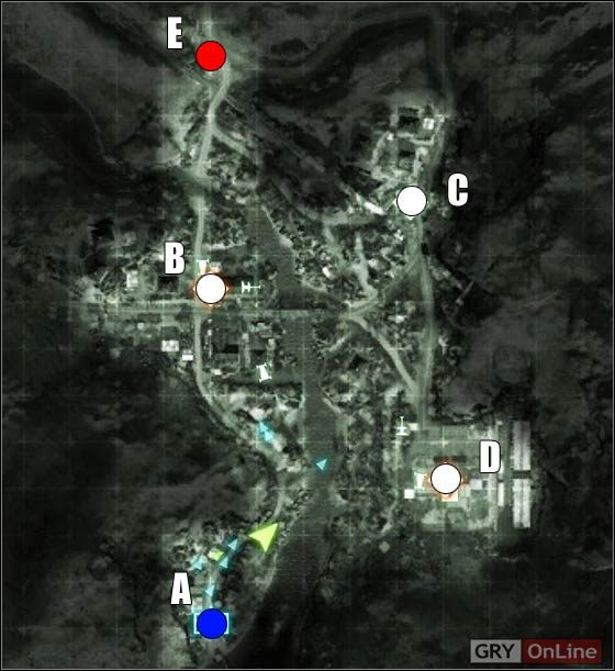 A - Rozstawienie Amerykanów - Laguna Alta | Mapy | Battlefield Bad Company 2 - Battlefield: Bad Company 2 - poradnik do gry