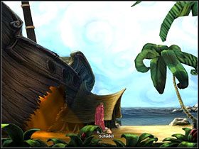 Simonowi zależy na tym, by dostać się do laboratorium i pogadać z wynalazcą - Wyspa (1) | Opis przejścia Simon the Sorcerer 5 - Simon the Sorcerer 5: Kto nawiąże kontakt? - poradnik do gry