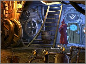 Skoro wszyscy są już na swoich stanowiskach, zakręć kołem steru - Kosmos (2) | Opis przejścia Simon the Sorcerer 5 - Simon the Sorcerer 5: Kto nawiąże kontakt? - poradnik do gry