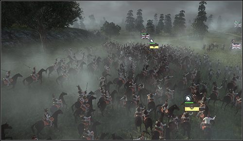 Kolejnym sposobem wykorzystania konnicy jest wiązanie walką wrogich oddziałów i odciążanie w ten sposób piechoty - Kawaleria | Walka na lądzie i morzu w Napoleon Total War - Napoleon: Total War - poradnik do gry