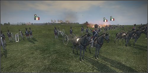 Komputerowy przeciwnik czasem lubi chować kilka oddziałów swojej piechoty w miejskich budynkach - Artyleria | Walka na lądzie i morzu w Napoleon Total War - Napoleon: Total War - poradnik do gry