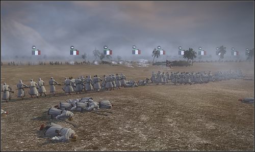 Oprócz tradycyjnych armat i haubic w grze możesz znaleźć jednostki artylerii, które w zasadzie nadają się tylko do obniżania morale wroga i rozsiewania strachu w jego szeregach - Artyleria | Walka na lądzie i morzu w Napoleon Total War - Napoleon: Total War - poradnik do gry