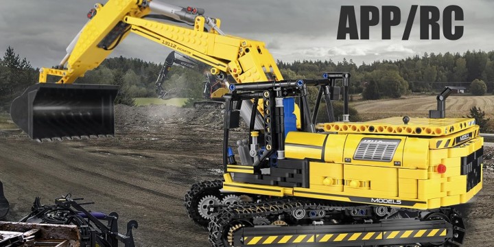 Źródło: Mould King; materiały promocyjne - W cenie jednego LEGO Technic możesz mieć aż sześć zestawów konkurencji! Zdalnie sterowana koparka gąsienicowa firmy Mould King przewyższa model Duńczyków pod względem jakości i ilości elementów - wiadomość - 2024-08-13