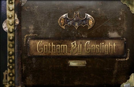 Klimatyczne logo Gotham by Gaslight. Źródło: IGN.