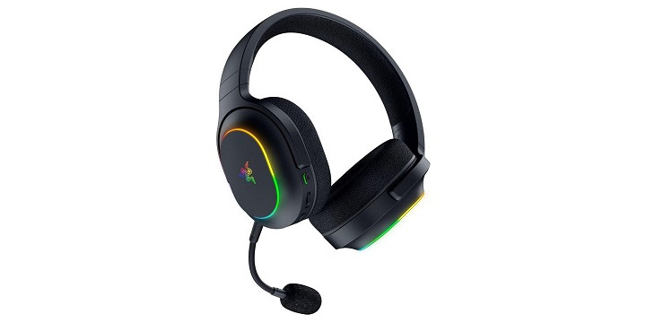 „Chroma” w nazwie modelu odnosi się do efektownego podświetlenia muszli – oczywiście w standardzie RGB. Źródło: Razer - Kultowe słuchawki Razera - teraz jeszcze lepsze. Nowa wersja jest tak dobra, że nie będziesz chciał się z nią rozstawać i nie musisz! - wiadomość - 2025-05-10