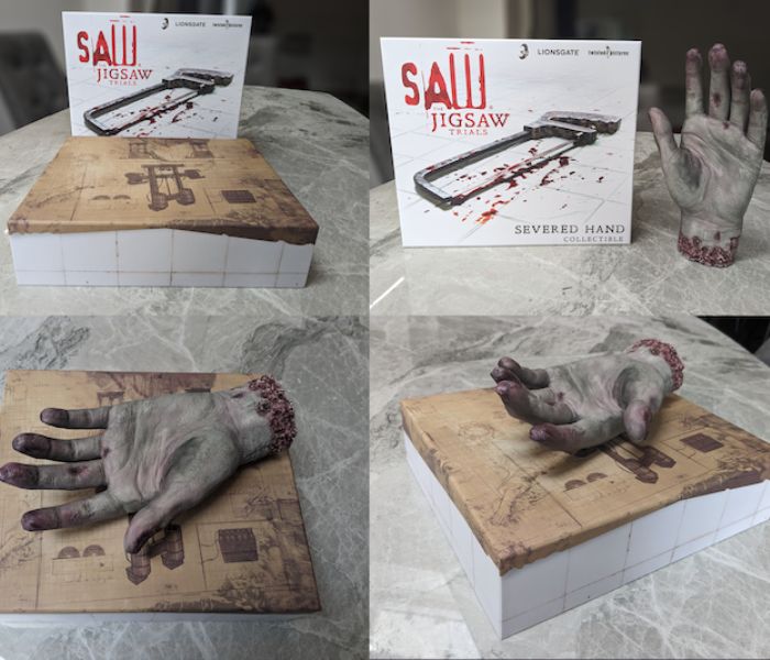W kolekcjonerce planszówki na podstawie Piły znajdziecie naturalnych rozmiarów uciętą rękę - ilustracja #2