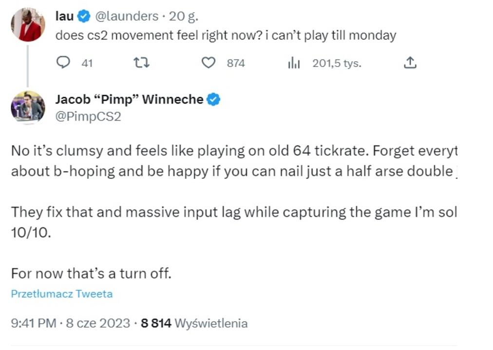 Były esportowiec uważa, że poruszanie się w CS 2 jest „pokraczne” - ilustracja #1