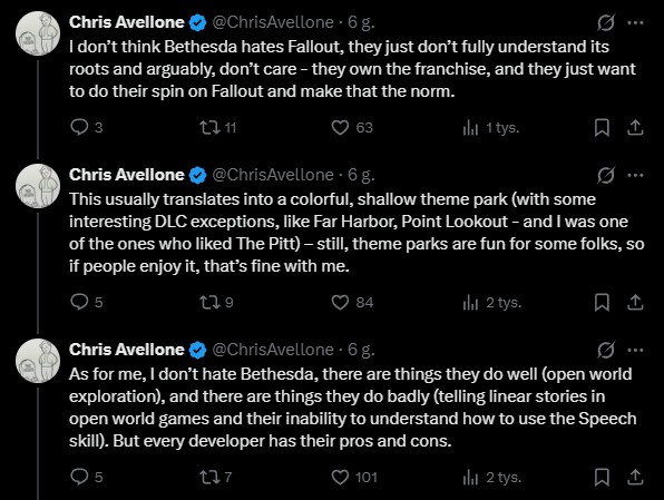 Źródło: Chris Avellone / Twitter