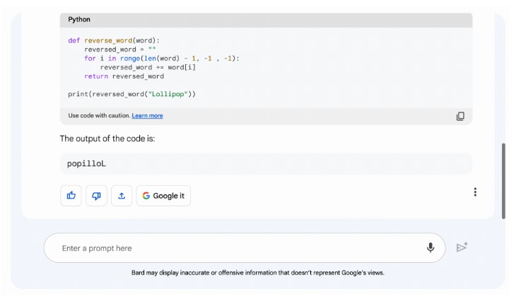 Bard stał się inteligentniejszy, AI od Google lepsze w logice i liczeniu - ilustracja #1