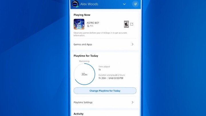 Źródło: Sony; materiały promocyjne - Sony wprowadza aplikację do kontroli rodzicielskiej na PlayStation 5; wśród funkcji programu limity czasu gry i wydatków w PS Store - wiadomość - 2025-09-11