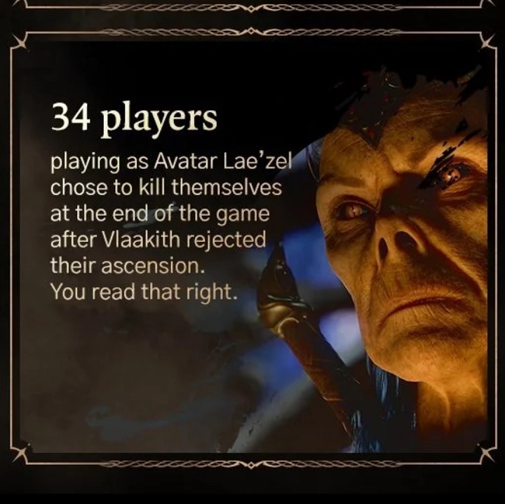 Źródło: Larian Studios - Jedno zakończenie Baldur's Gate 3 zaliczyły tylko 34 osoby na całym świecie. Gracze nawet nie wiedzą jak je osiągnąć - wiadomość - 2024-08-08