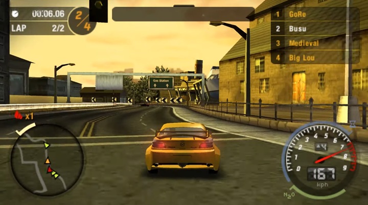 Need for Speed: Most Wanted 5-1-0. Źródło: Jumpers 1998 / YouTube. - Na PSP to był szał. NFS wyglądał niesamowicie, choć twórcy musieli iść na skróty - wiadomość - 2025-05-08