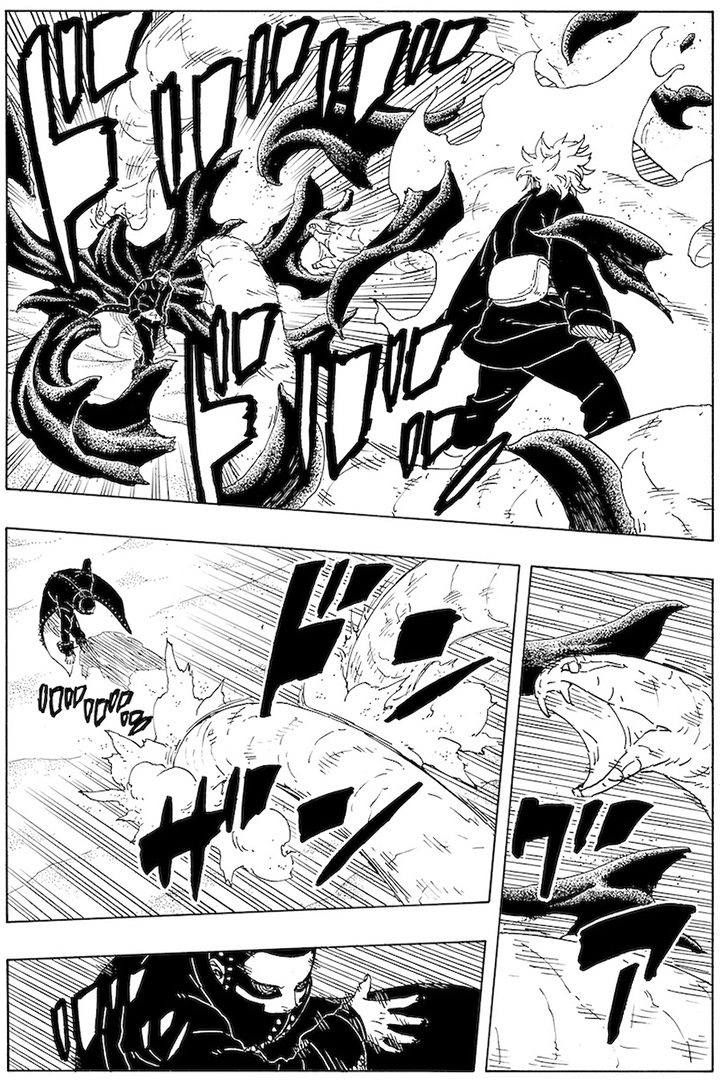 Boruto: Two Blue Vortex, Masashi Kishimoto i Mikio Ikemoto, Shueisha, 2023 - „Jestem podekscytowany rewanżem”. Fani Boruto czekali na walkę tych postaci i najwyraźniej otrzymają ją w 20. rozdziale Two Blue Vortex - wiadomość - 2025-03-13