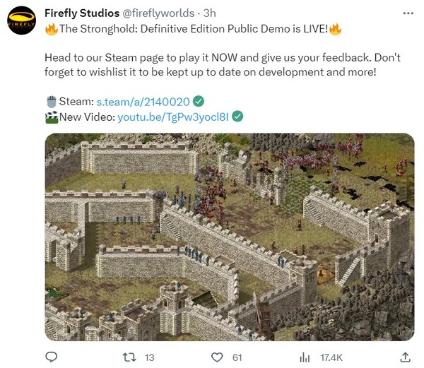 Remaster Twierdzy otrzymał demo na Steam, ale gracze mają z nim problemy - ilustracja #1