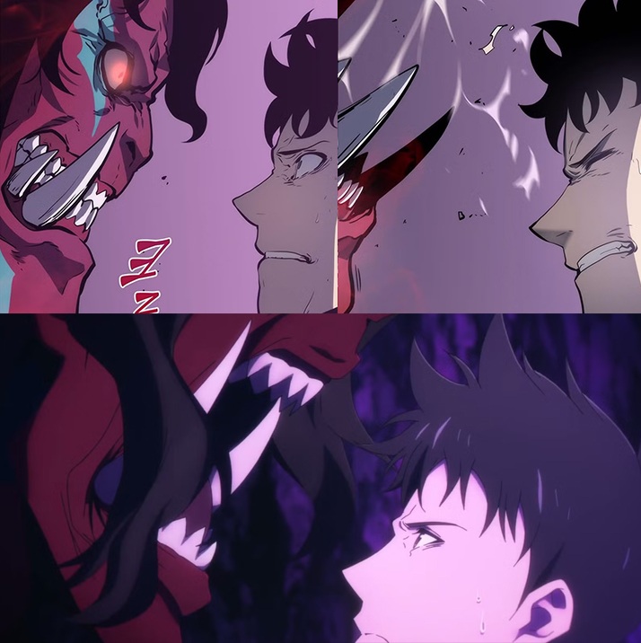 Solo Leveling, Chugong and Jang Sung-rak (Dubu), Kakao and D&C Media, 2016 / Solo Leveling, Shunsuke Nakashige, A-1 Pictures, 2024