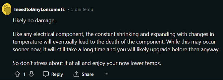 Wypowiedź jednego z komentujących | Źródło: Reddit