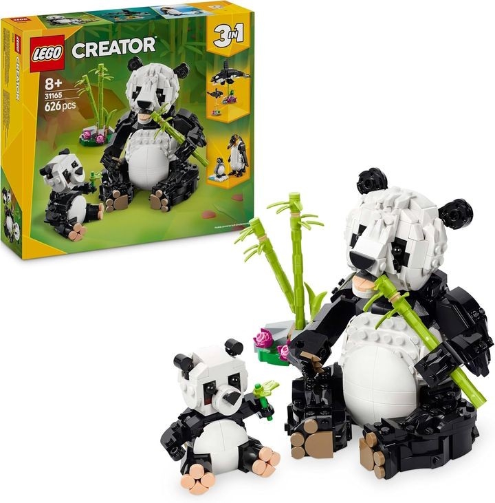 Urocza panda wraz z maluchem wygląda świetnie. Źródło: LEGO. - Koniec i bomba, a kto nie kupi ten trąba. Urocze zwierzaczki LEGO szukają ciepłego domku - wiadomość - 2025-01-08