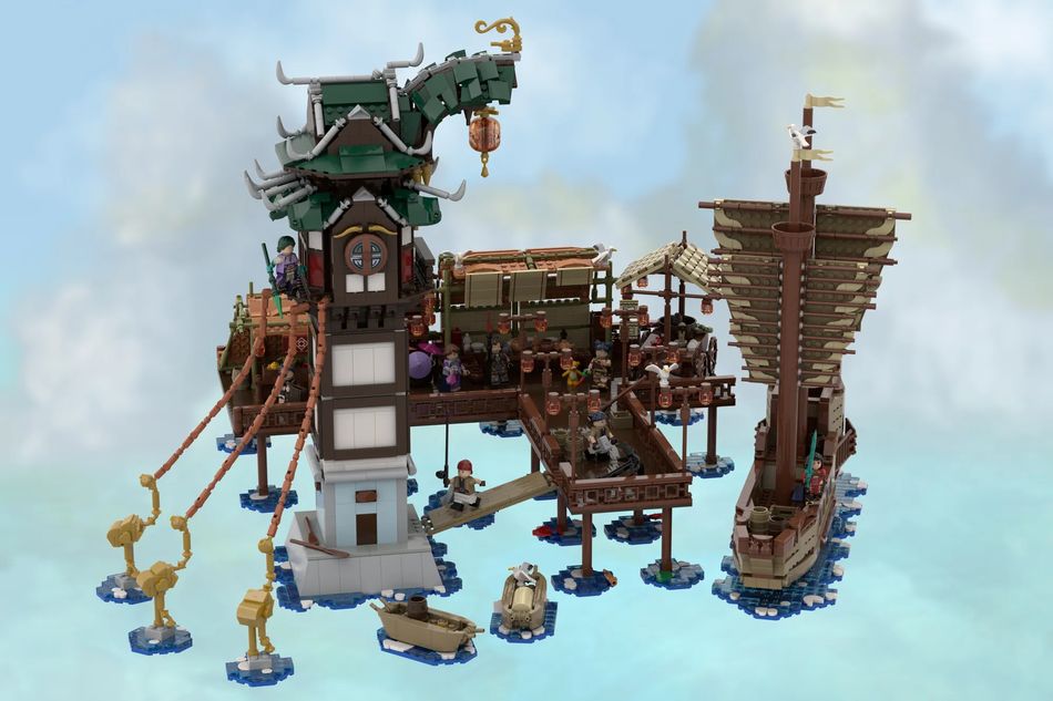 Źródło: LEGO Ideas - LEGO ocenia, które z 54 fanowskich zestawów trafią do sklepów. Wśród nich Gremliny, konsola PS2, Genshin Impact i Cosmere Brandona Sandersona - wiadomość - 2025-01-08