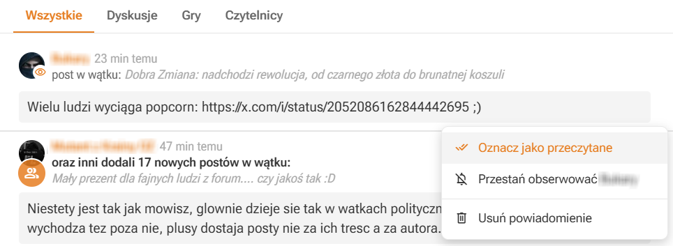 Dodaj użytkownika do obserwowanych - Nowy feed i system powiadomień na GRYOnline.pl - personalizacja w Waszych rękach - wiadomość - 2026-05-12