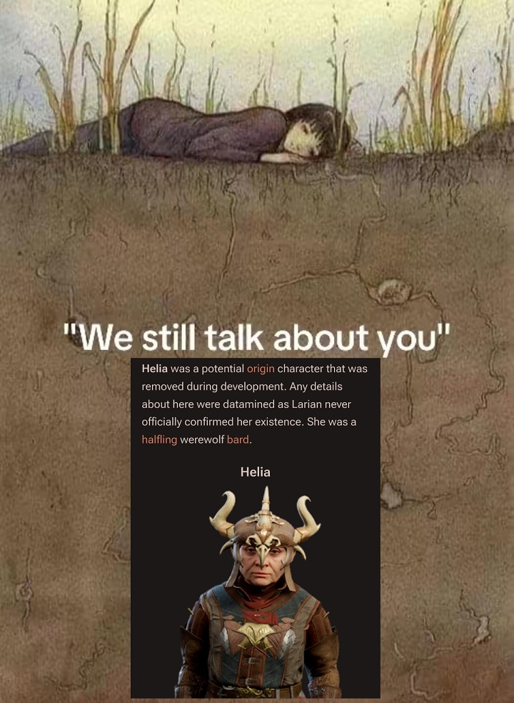 Źródło: ozangeo / Reddit - W Baldur's Gate 3 miała pojawić się jeszcze jedna postać, choć twórcy o niej nie wspominali. Do naszej drużyny dołączyłaby wilkołaczka - wiadomość - 2025-06-10