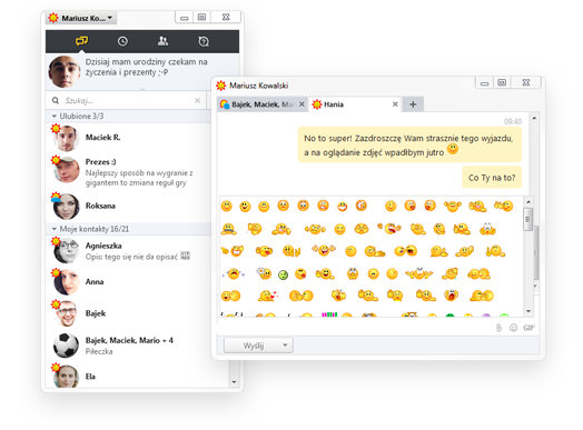 Znajomy wygląd, ale po nowemu. Źródło: gg.pl. - Smutne opisy, złamane serca oraz rozmowy za pomocą emotikonek. Gadu-Gadu jeszcze żyje i znów próbuje podbić świat - wiadomość - 2025-07-08