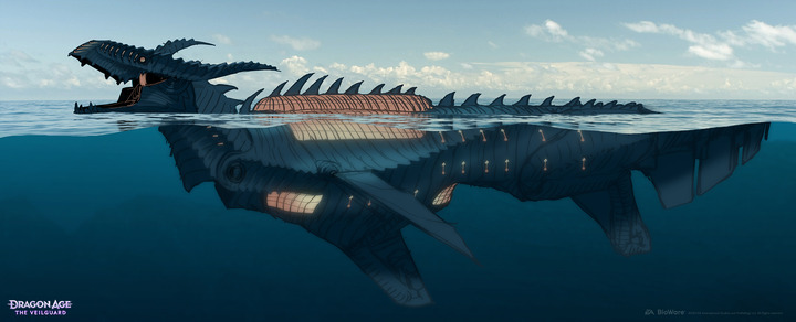 Źródło: Matt Rhodes/ X/ EA/ BioWare - Siedziba drużyny w Dragon Age Veilguard mogła wyglądać drastycznie inaczej. Projektant pokazał „żyjącą” łódź podwodną - wiadomość - 2025-07-08