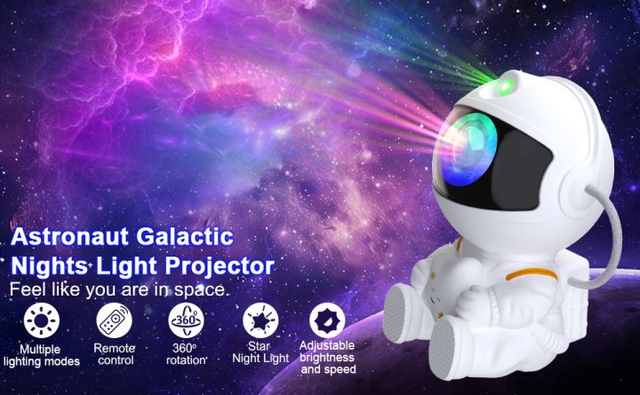 Źródło: Rouclo - Gwieździste niebo w pokoju - o takim projektorze marzyłem w młodości. Lampka w kosmicznie dobrej cenie - wiadomość - 2024-12-09