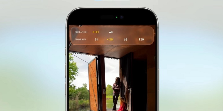Odświeżony wygląd interfejsu aparatu. Źródło: Apple. - Apple na WWDC 2025: AI nadal bez języka polskiego i ogromna zmiana w nazewnictwie systemów - wiadomość - 2025-06-09