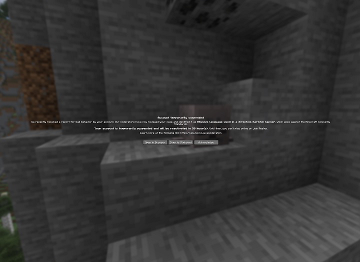 Źródło: SuNo1173 / Reddit - W Minecraft grifter może wejść na wasz prywatny serwer i sprowadzić na was bana. System raportów w grze to zdaniem fanów absurd - wiadomość - 2025-09-08