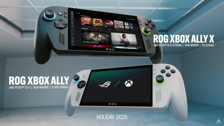 ROG Xbox Ally będzie miał dwie wersje, różniące się także kolorem. Źródło: Xbox - Microsoft szykuje zmiany większe niż nowy Xbox Kennan. Wasze gry na PC będą mogły działać szybciej - wiadomość - 2025-06-09