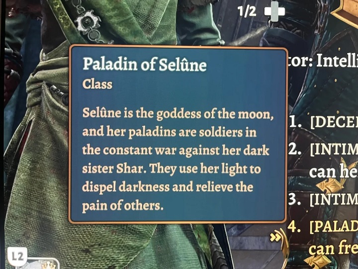 Źródło: Reddit / uptoyouliteraly9 - W Baldur's Gate 3 nie tylko domyślne klasy mają specjalne dialogi. Tworząc pewien konkretny miks odblokujecie kolejne - wiadomość - 2025-06-09