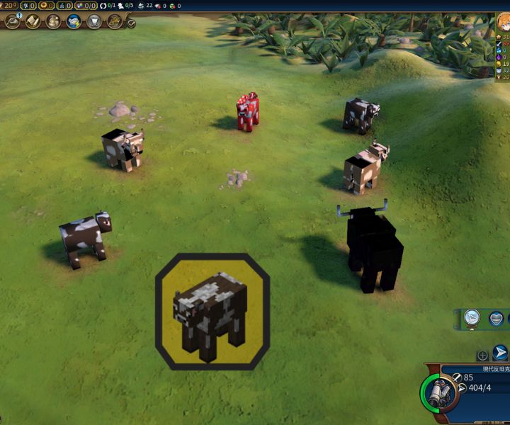 Minecraft w Civilization 6 to absurdalne połączenie, ale coś takiego naprawdę powstało - ilustracja #1