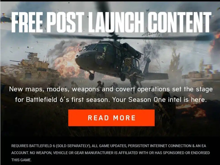 Źródło: Electronic Arts - Preload Battlefield 6 ruszył. Znamy godzinę premiery i wiemy, co EA ukrywało w mailach do graczy - wiadomość - 2025-10-06