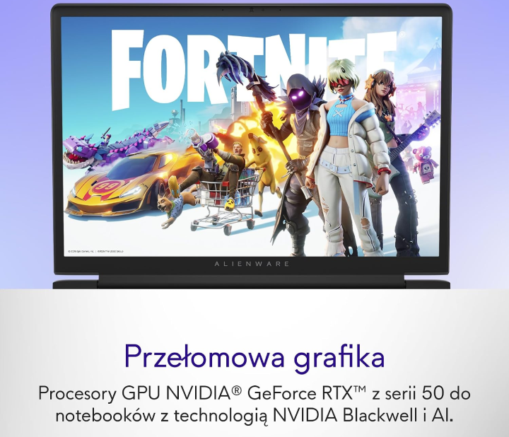 Źródło fot.: Alienware. - Amazon dał do pieca! Laptop z Intel Core 7 240H i kartą RTX 5050 taniej o ponad 4000 zł z okazji Prime Days - wiadomość - 2026-10-06