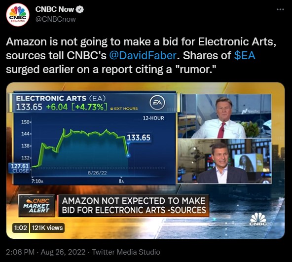 Plotki o zakupie EA przez Amazon, sytuacja jest dynamiczna - ilustracja #2