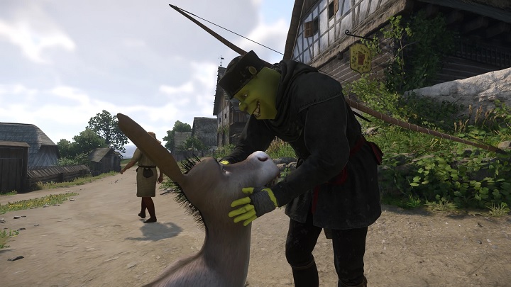 Źródło: Omniscye / Nexus Mods - W Kingdom Come 2 możecie teraz wcielić się w Shreka, a towarzyszyć będzie wam wierny Osioł - wiadomość - 2025-04-22