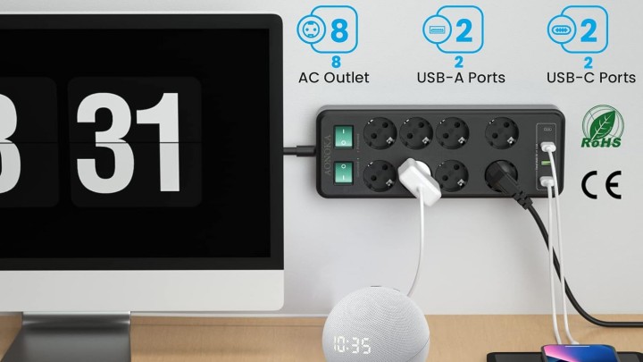 Źródło: AONOKA; materiały promocyjne - 8 gniazdek, 4 porty USB, ocena 4,3/5, przetrwa nawet w 150 stopniach i kosztuje niecałe 100 zł. Ta listwa jest warta swej ceny - wiadomość - 2025-09-23