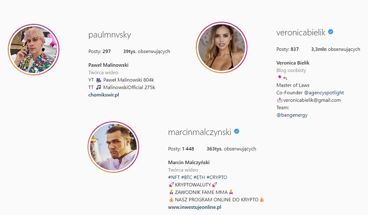 Influencerzy na celowniku urzędu. Poszło o reklamy - ilustracja #1