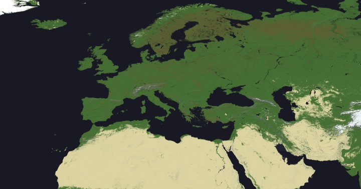 Minecraft w wyjątkowej skali; cały kontynent odtworzony w grze - ilustracja #1